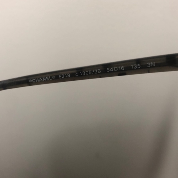 CHANEL Polarized Grey Tweed Print Frame CC Logo Sunglasses-5218 - Picture 7 of 7